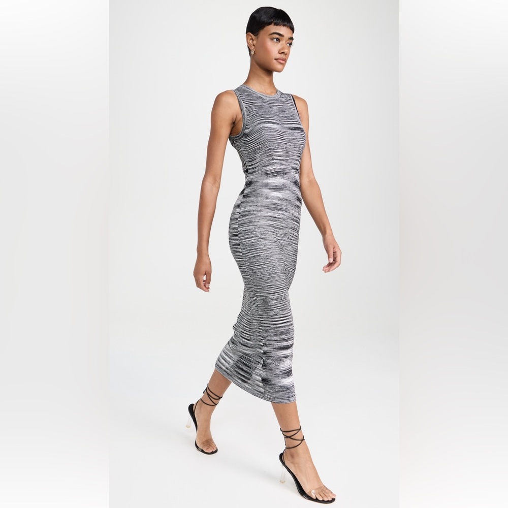 Ramy Brook The Pricilla black and white knit dress size xl